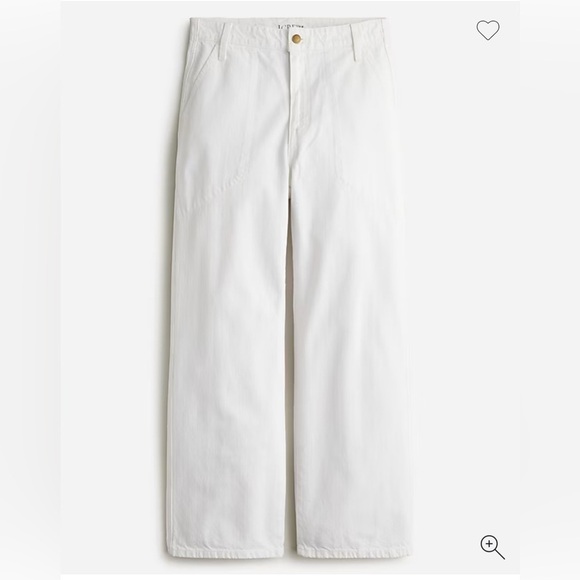 J. Crew Pants - J CREW Sailor slim  PANTS in white SIZE  6. cotton NEW